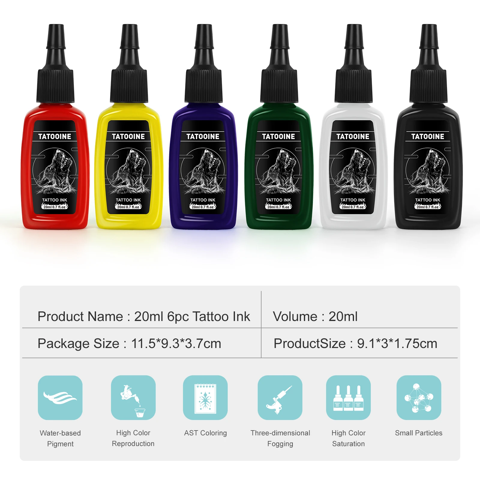 Professional Tattoo Pigment Inks Safe Permanent Makeup Tattoo Paints Supplies For Body Art Beauty Tattoo Ink Pigment Practice
Professional Tattoo Pigment Inks Safe Permanent Makeup Tattoo Paints Supplies For Body Art Beauty Tattoo Ink Pigment Practice