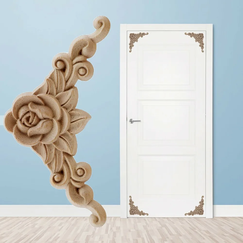 4pcs Natural Floral Wooden Figurines Crafts Wood Carved Corner Appliques 8× 8cm Frame Wall Door Furniture Woodcarving Decorative
4pcs Natural Floral Wooden Figurines Crafts Wood Carved Corner Appliques 8× 8cm Frame Wall Door Furniture Woodcarving Decorative