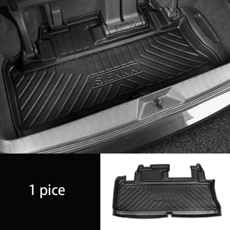 Для Toyota Sienna коврик для багажника ТПЭ водонепроницаемый напольный коврик 2011 ~ 2023 Sienna аксессуары для интерьера 
Для Toyota Sienna коврик для багажника ТПЭ водонепроницаемый напольный коврик 2011 ~ 2023 Sienna аксессуары для интерьера