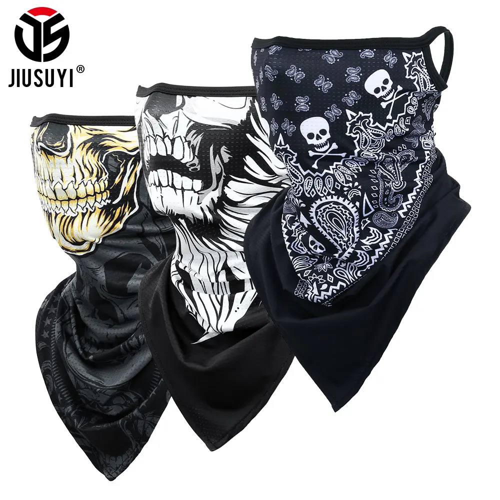 Men Women Hiking Cycling Face Mask Hanging Ear Loops Skull Bandana Breathable Sports Triangle Scarf Summer Balaclava Neck Gaiter
Men Women Hiking Cycling Face Mask Hanging Ear Loops Skull Bandana Breathable Sports Triangle Scarf Summer Balaclava Neck Gaiter