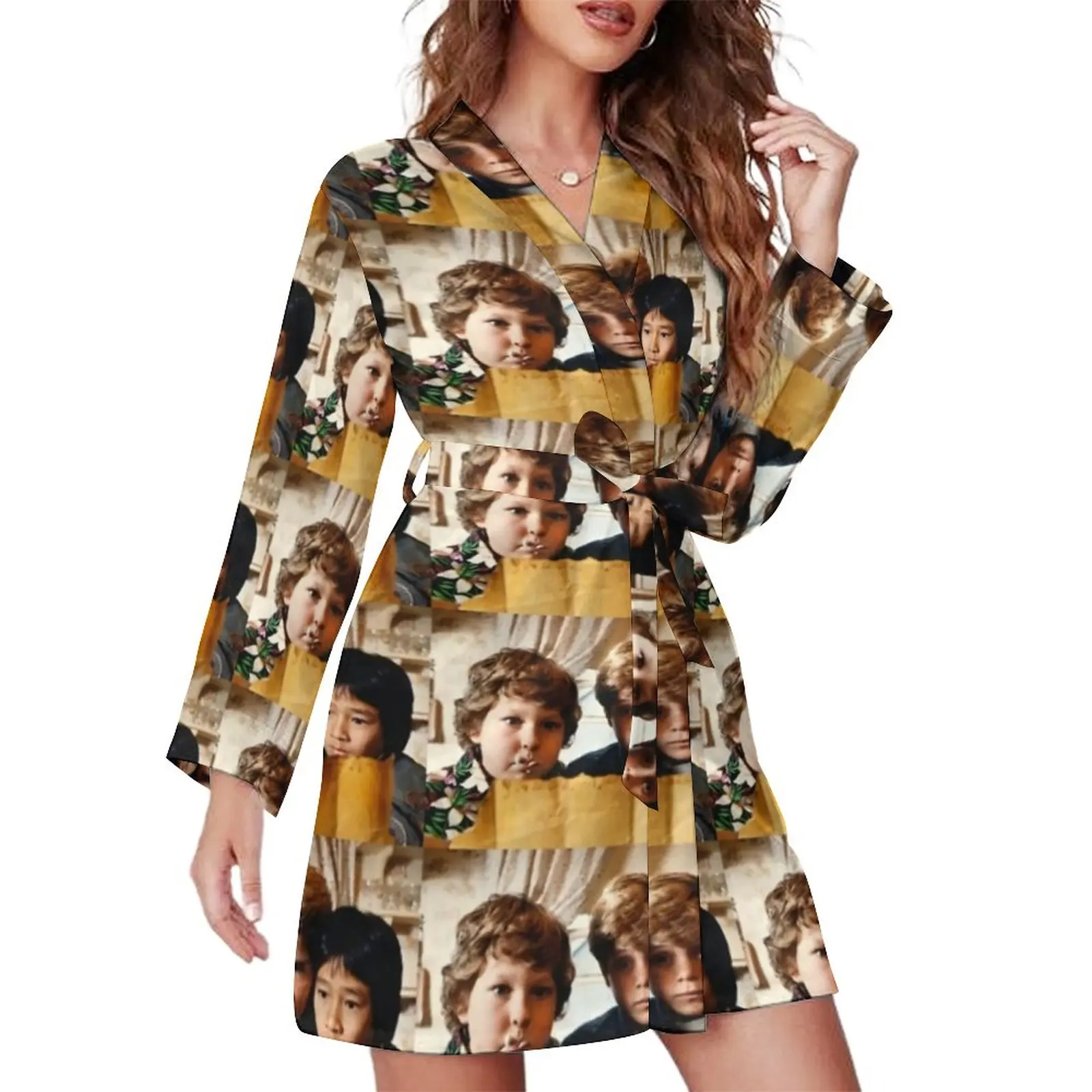 The Goonies Movie Pajama Robe Never Say Die Long-Sleeve Bedroom Pajamas Robes Female V Neck Sexy Bathrobe Autumn Printed Dresses
The Goonies Movie Pajama Robe Never Say Die Long-Sleeve Bedroom Pajamas Robes Female V Neck Sexy Bathrobe Autumn Printed Dresses