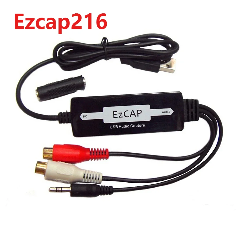 Ezcap216 3.5mm Audio Converter Adapter Cables To CD /USB Capture MP3 WAV OGG Converter Recorder Edit Audio to MP3 Format TO PC
Ezcap216 3.5mm Audio Converter Adapter Cables To CD /USB Capture MP3 WAV OGG Converter Recorder Edit Audio to MP3 Format TO PC