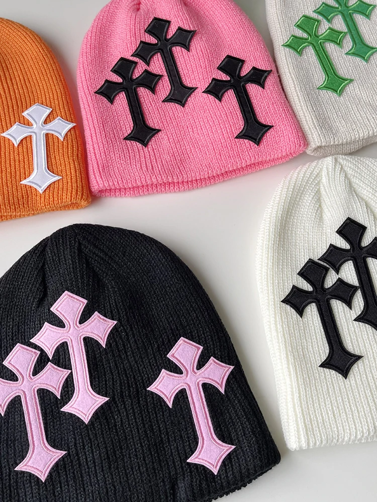 Sifreyr Fashion Knitted Winter Hat For Women Lightweight Foldable Keep Warm Windproof Cycling Hats Y2K Cross Decor Beanies Hat
Sifreyr Fashion Knitted Winter Hat For Women Lightweight Foldable Keep Warm Windproof Cycling Hats Y2K Cross Decor Beanies Hat