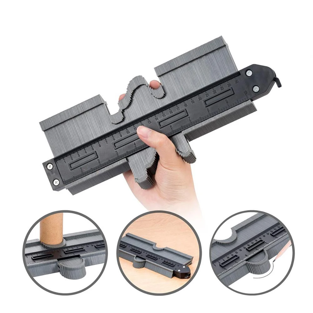 10/6inch Contour Gauge Profile Duplicator Contour Gauges Standard Wood Marking Tool Tiling Laminate Tiles Profile Measuring Tool
10/6inch Contour Gauge Profile Duplicator Contour Gauges Standard Wood Marking Tool Tiling Laminate Tiles Profile Measuring Tool