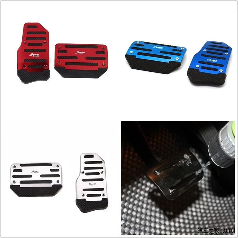 2PCS Universal Anti-skid Pedal Car Pedals Set Aluminum Alloy Non-slip Foot Brake Cover Automatic Transmission Car Accessories
2PCS Universal Anti-skid Pedal Car Pedals Set Aluminum Alloy Non-slip Foot Brake Cover Automatic Transmission Car Accessories