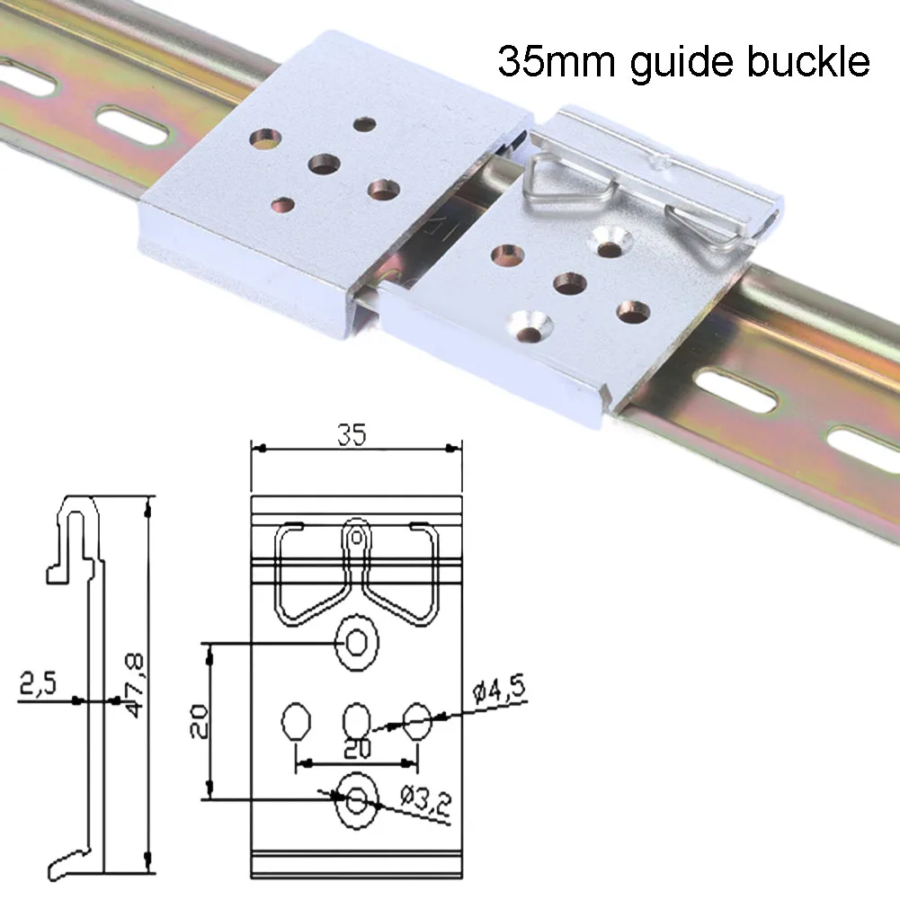 Industrial Grade DIN35mm Guide Rail Buckle Sturdy Bracket Clips for Circuit Board Mounting Long lasting Usage
Industrial Grade DIN35mm Guide Rail Buckle Sturdy Bracket Clips for Circuit Board Mounting Long lasting Usage