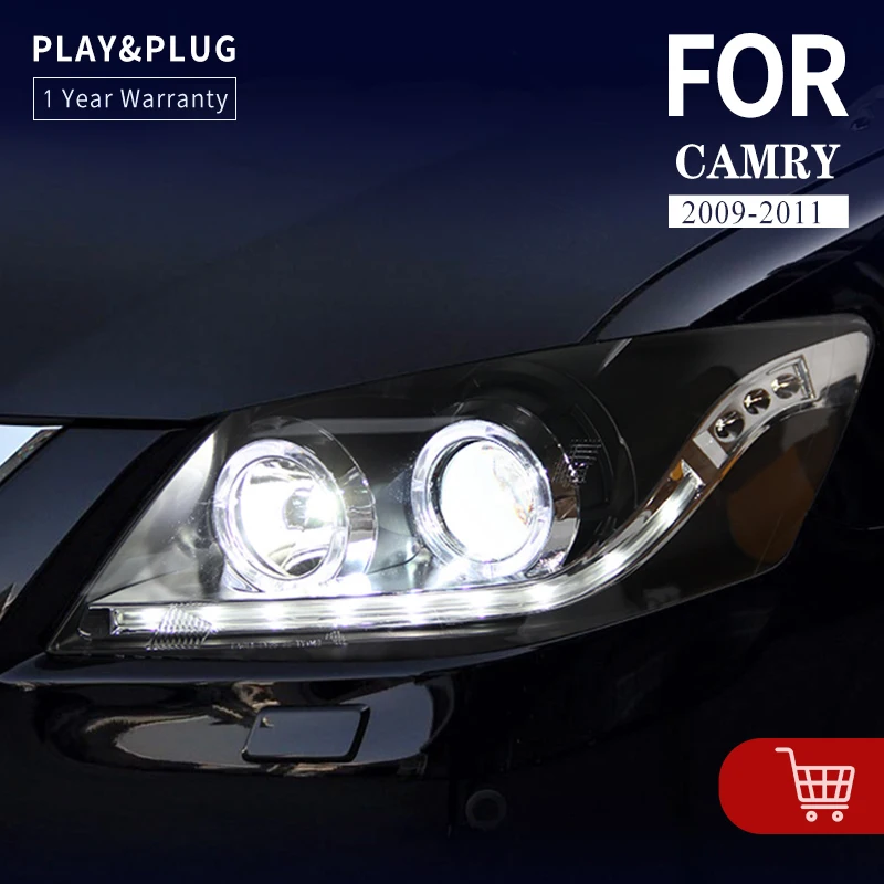 

Стайлинг автомобиля для Toyota Camry фары 2009-2011 Camry V45 светодиодный ная фара DRL Hid Биксеноновая фара автомобильные аксессуары