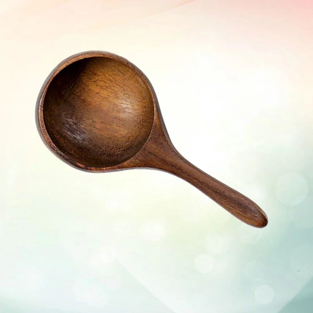 

Spoon Coffee Wooden Spoons Measuring Scoop Wood Kitchen Ground Scoops Bean Sugar Baking Tea Beans Flour Mini Stirrer Mixing