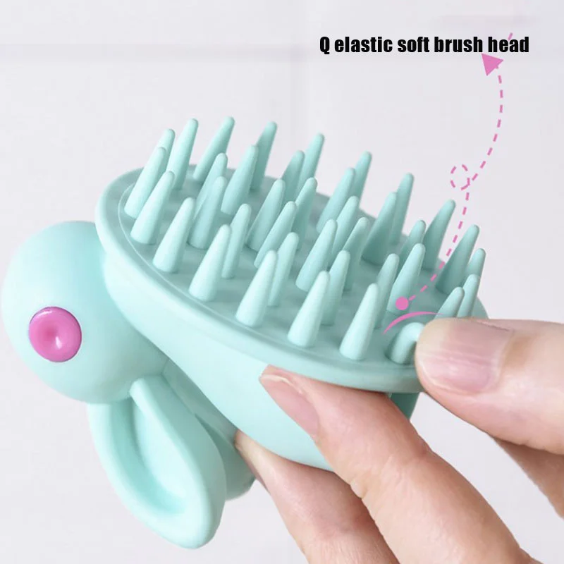 Silicone Shampoo Head Body Scalp Massage Brush Comb Bath Massage Brush Shampoo Brush with Perfect Grip Handle
Silicone Shampoo Head Body Scalp Massage Brush Comb Bath Massage Brush Shampoo Brush with Perfect Grip Handle