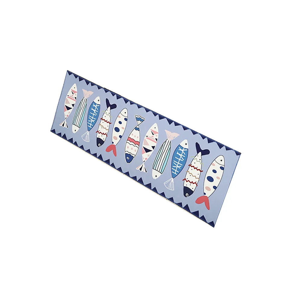 Modern Cartoon Fish Patterned Rug Non-Slip Hallway Kitchen Carpet Rug Runner Rectangular Home Floor Mat Carpets for living room
Modern Cartoon Fish Patterned Rug Non-Slip Hallway Kitchen Carpet Rug Runner Rectangular Home Floor Mat Carpets for living room