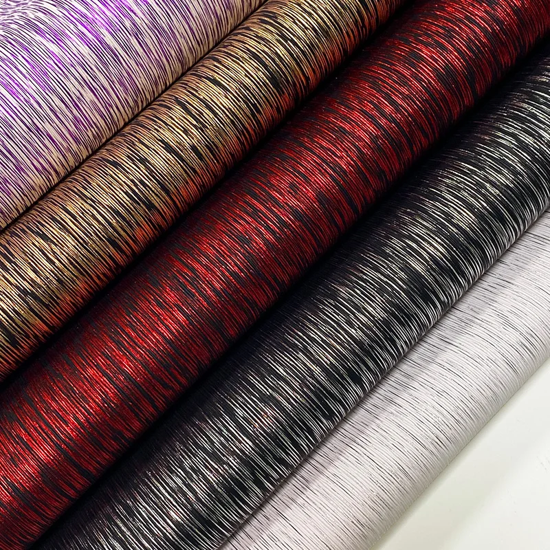 XHT Wire metal drawing Faux Leather Fabric Sheets for Making Shoe/Bag/Earring/Decorative/DIY Accessories
XHT Wire metal drawing Faux Leather Fabric Sheets for Making Shoe/Bag/Earring/Decorative/DIY Accessories