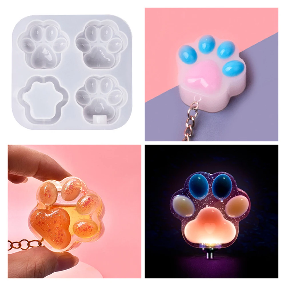 Creativity DIY Silicone Moulds Cat Claw Keychain Resin Crafts Epoxy Mold Candy Chocolate Jewelry Making Pendant Clay Molds Tools
Creativity DIY Silicone Moulds Cat Claw Keychain Resin Crafts Epoxy Mold Candy Chocolate Jewelry Making Pendant Clay Molds Tools