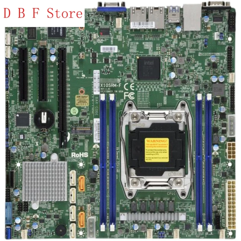 

X10SRM-F Industrial Package motherboard for Supermicro Single-channel server 2011-pin Micro-ATX 10 SATA3 E5-1600 E5-2600 C612 ch