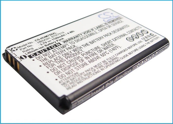 Cameron Sino Mobile SmartPhone Replacement Li-ion Battery 1100mAh For BTR7519 Mobistel Pulse Mini, Tap Free Tools
Cameron Sino Mobile SmartPhone Replacement Li-ion Battery 1100mAh For BTR7519 Mobistel Pulse Mini, Tap Free Tools