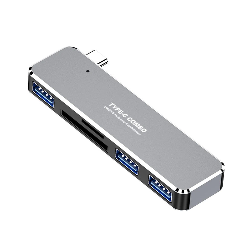 5 In 1 Splitter Computer Mini Portable Home Office OTG Multifunctional Adapter USB3.0 C Hub Universal Accessories Aluminum Alloy
5 In 1 Splitter Computer Mini Portable Home Office OTG Multifunctional Adapter USB3.0 C Hub Universal Accessories Aluminum Alloy