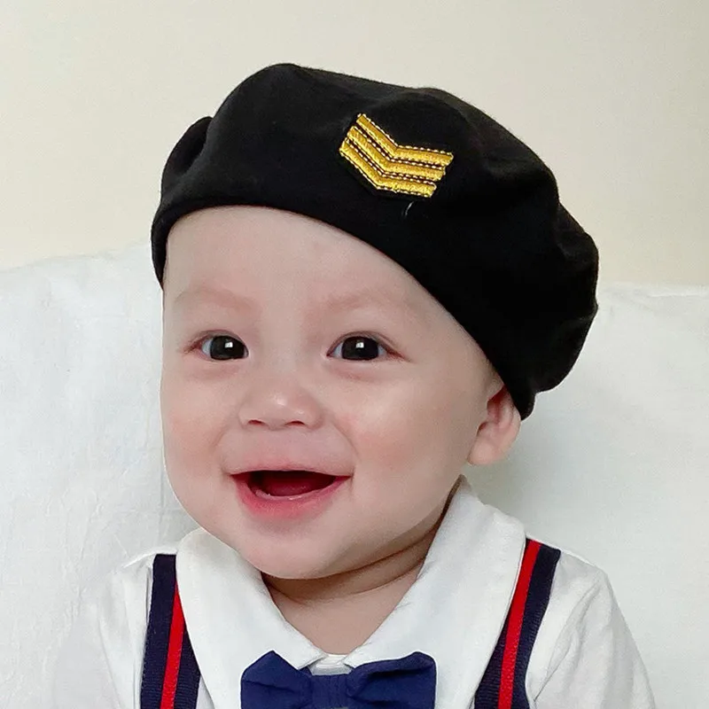 New Arrivals Children Baby Boy Navy Beret Hat Cap Fashion Cool Cotton Flat Top Black Infant Toddler Kids Hats Caps Wholesaler
New Arrivals Children Baby Boy Navy Beret Hat Cap Fashion Cool Cotton Flat Top Black Infant Toddler Kids Hats Caps Wholesaler