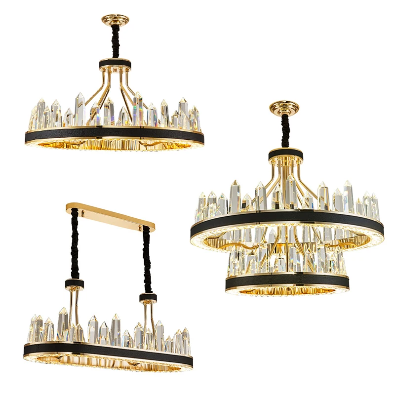 Ice Dimmable LED Pendant Lights 2022 Luxury Lustres Black Gold Hanging Lamps for Ceiling Round Home Decor Modern for Living Room
Ice Dimmable LED Pendant Lights 2022 Luxury Lustres Black Gold Hanging Lamps for Ceiling Round Home Decor Modern for Living Room