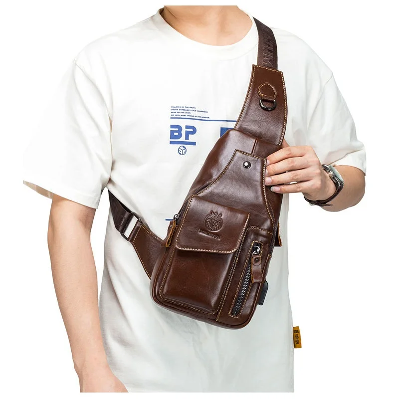 Head Layer Genuine Cowhide Leather Crossbody Bag Single Shoulder Man Chest Pack Short Trip Bosom For Ipad Mini 7.9,8.4 Inch 8520
Head Layer Genuine Cowhide Leather Crossbody Bag Single Shoulder Man Chest Pack Short Trip Bosom For Ipad Mini 7.9,8.4 Inch 8520