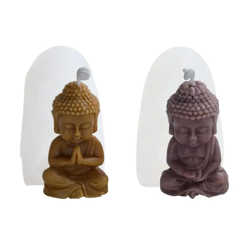 Buddha Silicone Candle Mold Decorating for 3D Candle Wax Resin Gypsum Crafts Making Buddhism Decoration for Friends Neighbors 
Buddha Silicone Candle Mold Decorating for 3D Candle Wax Resin Gypsum Crafts Making Buddhism Decoration for Friends Neighbors