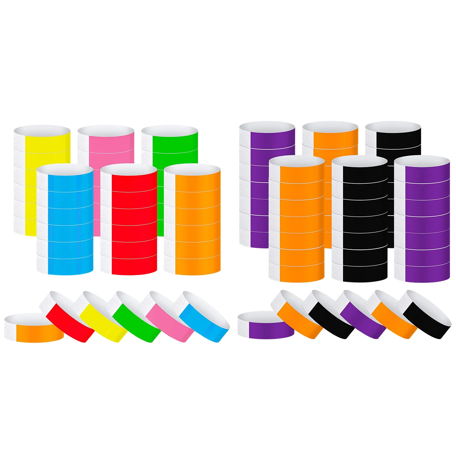 600Pcs/set Colored Paper Wristbands For Events Party Concert Bar Entrance Admission Waterproof Neon Party Wrist Band Supplies
600Pcs/set Colored Paper Wristbands For Events Party Concert Bar Entrance Admission Waterproof Neon Party Wrist Band Supplies