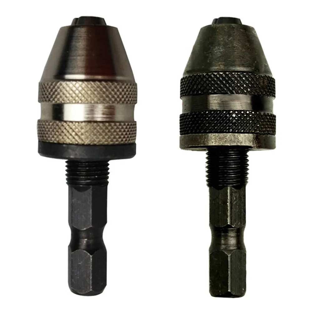 

1/4" Keyless Drill Chuck Collet Bits Set Hex Shank electric Screwdriver chuck Impact Driver Adaptor Dril Bit 0.5-3mm
