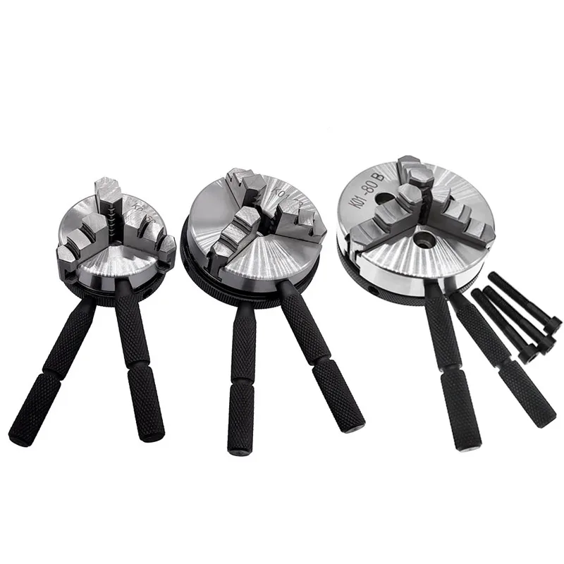 1Pc K01-50 63 80 Lathe Mini Chuck 3 Jaws Woodworking Hand Chuck with Mounting Thread Screw Rod Self-Centering Lathe Chuck Tool
1Pc K01-50 63 80 Lathe Mini Chuck 3 Jaws Woodworking Hand Chuck with Mounting Thread Screw Rod Self-Centering Lathe Chuck Tool