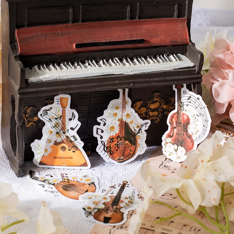 20 pcs/lot stickers scrapbooking Creative musical instrument flowers DIY hand curtain decoration material sticker 6 kinds
20 pcs/lot stickers scrapbooking Creative musical instrument flowers DIY hand curtain decoration material sticker 6 kinds