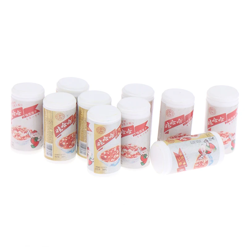 5Pcs 1:12 Dollhouse Supermarket Mini Canned Porridge Miniature Porridge Bottle Food Pretend Doll house Doll Decor Accessories
5Pcs 1:12 Dollhouse Supermarket Mini Canned Porridge Miniature Porridge Bottle Food Pretend Doll house Doll Decor Accessories
