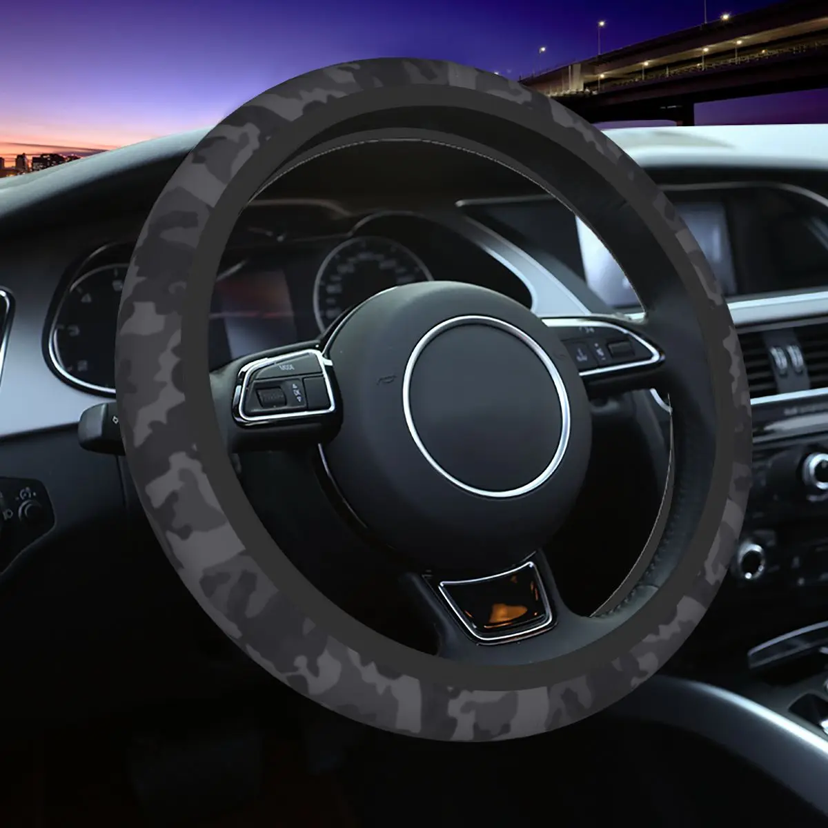 Camouflage Car Steering Wheel Cover 38cm Elastic Steering Wheel Protective Cover Colorful Auto Decoration Interior Accessories
Camouflage Car Steering Wheel Cover 38cm Elastic Steering Wheel Protective Cover Colorful Auto Decoration Interior Accessories