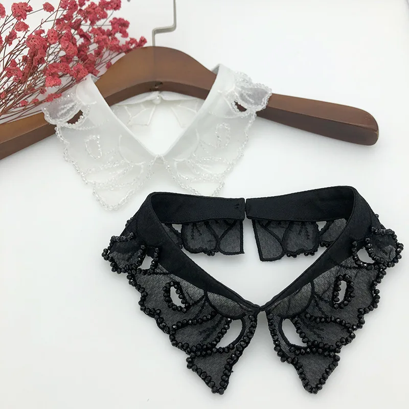 Women Shirt Detachable Collars Girls Lace Hollow Necklace Choker Shirt False Collar Shirts Sweater Girls Dress Fake Collar
Women Shirt Detachable Collars Girls Lace Hollow Necklace Choker Shirt False Collar Shirts Sweater Girls Dress Fake Collar