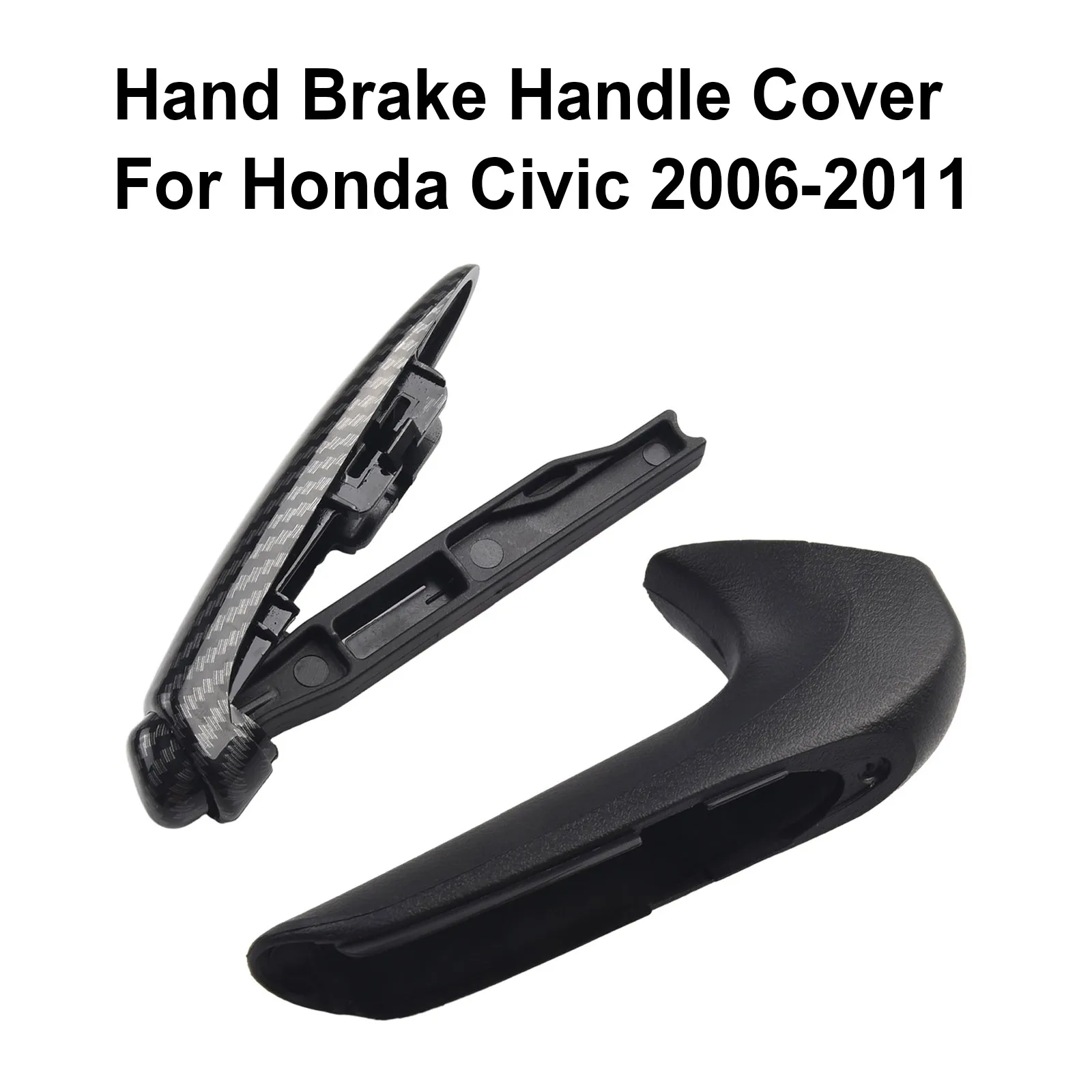 Крышка ручного тормоза автомобиля из углеродного волокна для Honda Civic Coupe Sedan 2006-11
