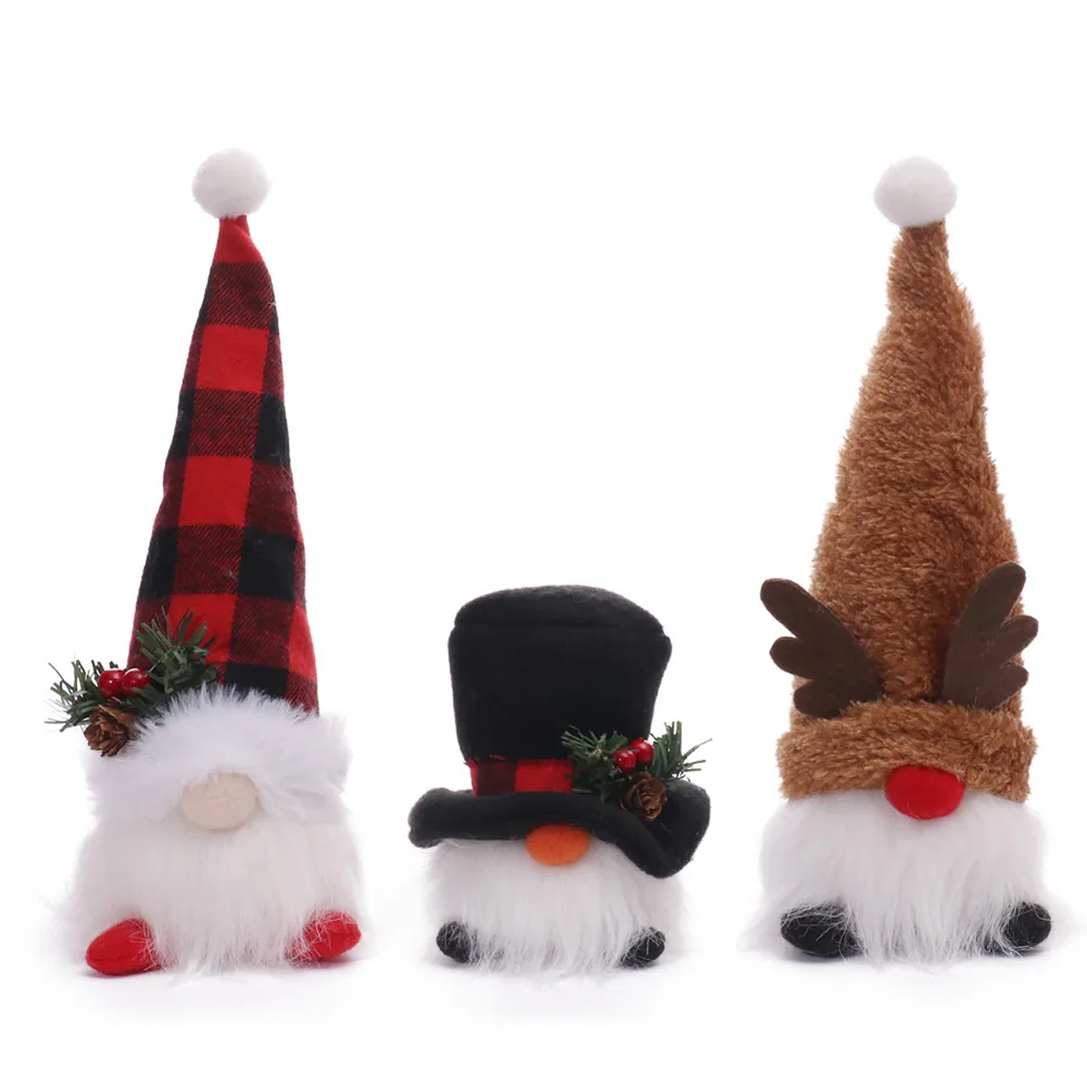 3Pcs Christmas Glow Dolls Gnomes Decor Handmade Santa Elf Dolls For Xmas Tree Ornament Christmas Holiday Party Home Decoration
3Pcs Christmas Glow Dolls Gnomes Decor Handmade Santa Elf Dolls For Xmas Tree Ornament Christmas Holiday Party Home Decoration