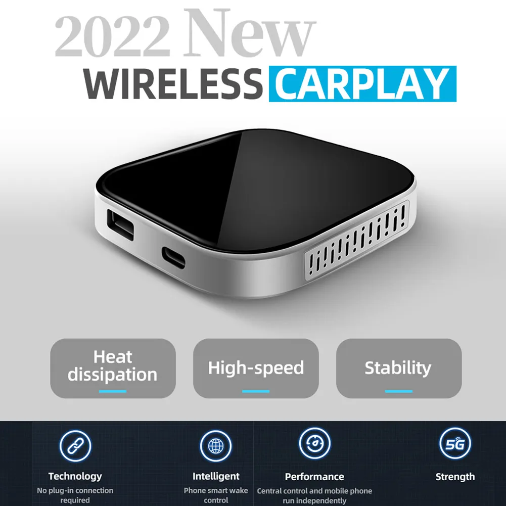 Car Wireless CarPlay Adapter Wired To Wireless AI Box Converter Plug And Play USB/Bluetooth Carplay Dongle Multimedia Player
Car Wireless CarPlay Adapter Wired To Wireless AI Box Converter Plug And Play USB/Bluetooth Carplay Dongle Multimedia Player