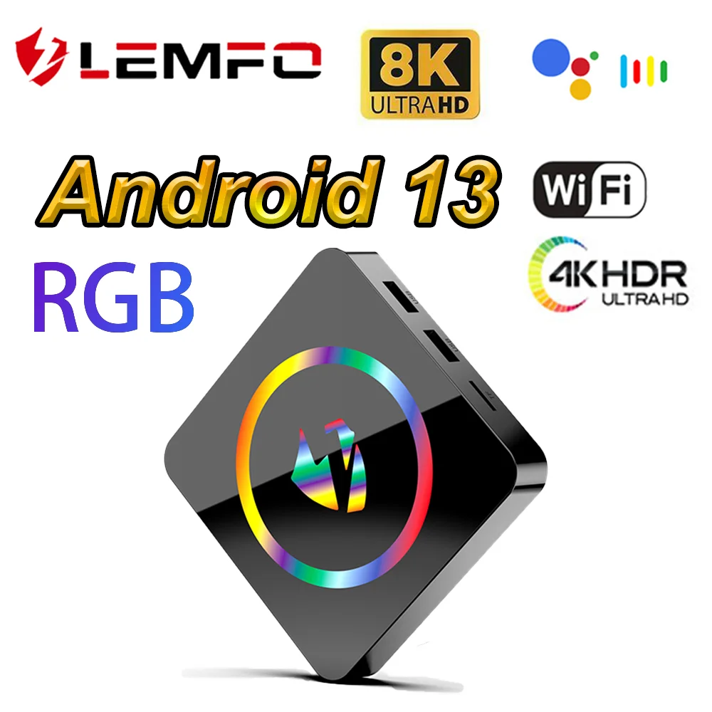 

LEMFO T1 Android 13 TV Box RK3528 4GB RAM 32GB 64GB ROM 8K 4K 3D Wifi Voice Smart Fast Set Top Box IPTV 2023 PK H96 MAX R3