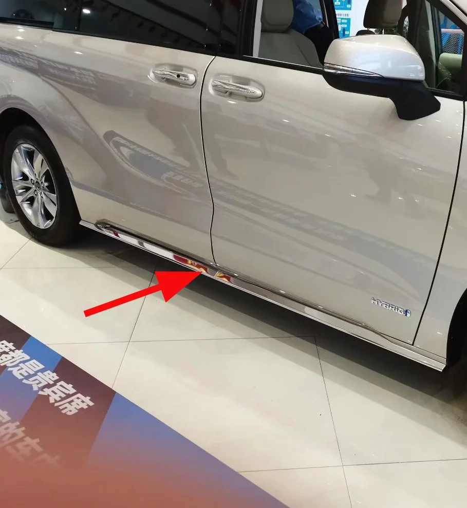 For Toyota Sienna 2021 2022 Steel Side Body Skirts Kit Lip Splitters Trim Cover Spoiler Door Sill Scuff Plate Protective Sticker
For Toyota Sienna 2021 2022 Steel Side Body Skirts Kit Lip Splitters Trim Cover Spoiler Door Sill Scuff Plate Protective Sticker
