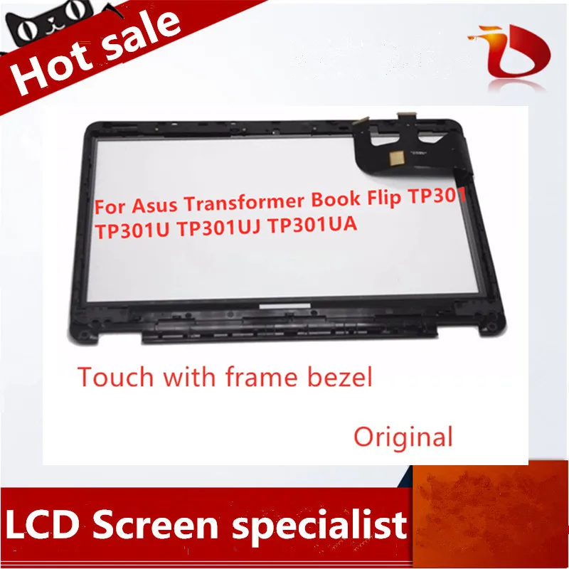 Дигитайзер сенсорного экрана 13,3 дюйма, замена стекла + рамка для Asus Transformer Book Flip TP301 TP301U TP301UJ TP301UA TP301UA-DW
Дигитайзер сенсорного экрана 13,3 дюйма, замена стекла + рамка для Asus Transformer Book Flip TP301 TP301U TP301UJ TP301UA TP301UA-DW