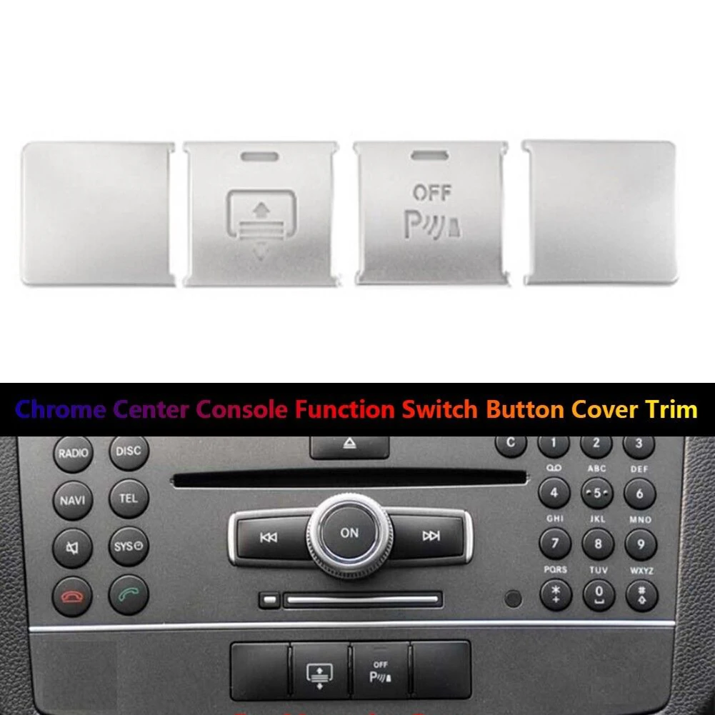 4pcs Car Center Console CD Pannel Switch Button Cover Trim For Mercedes C W204 Console Pannel Button Cover Interior Accessories
4pcs Car Center Console CD Pannel Switch Button Cover Trim For Mercedes C W204 Console Pannel Button Cover Interior Accessories