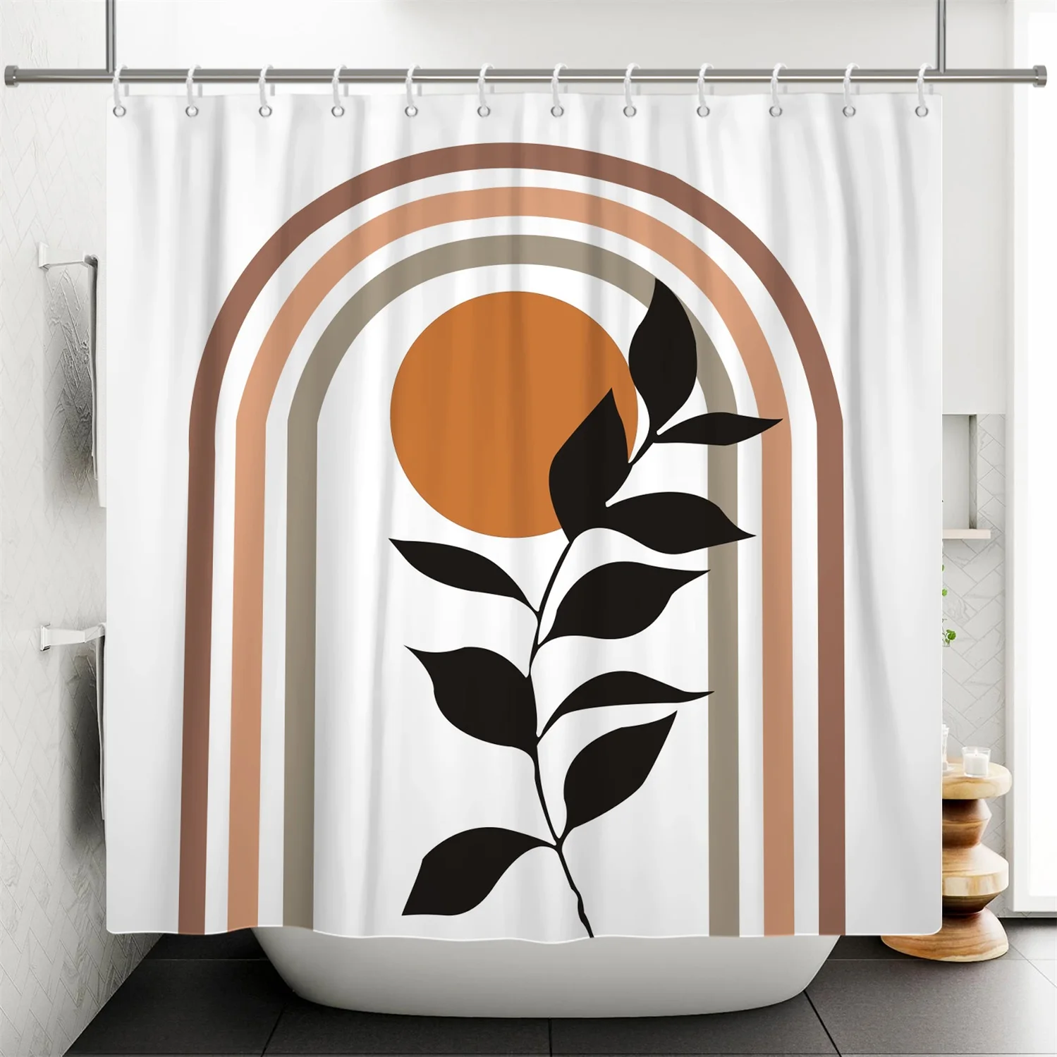 Nordic Flower Leaf Abstract Art Shower Curtain Waterproof Polyester Fabric Modern Minimalistic Bath Curtains for Bathroom Decor
Nordic Flower Leaf Abstract Art Shower Curtain Waterproof Polyester Fabric Modern Minimalistic Bath Curtains for Bathroom Decor