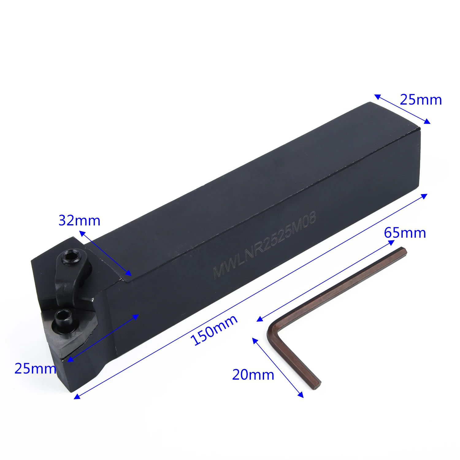 Рукоятка токарного ключа 25 мм держатель инструмента из нержавеющей стали + 10 шт WNMG080404 карбидные вставки MWLNR2525M08
Рукоятка токарного ключа 25 мм держатель инструмента из нержавеющей стали + 10 шт WNMG080404 карбидные вставки MWLNR2525M08