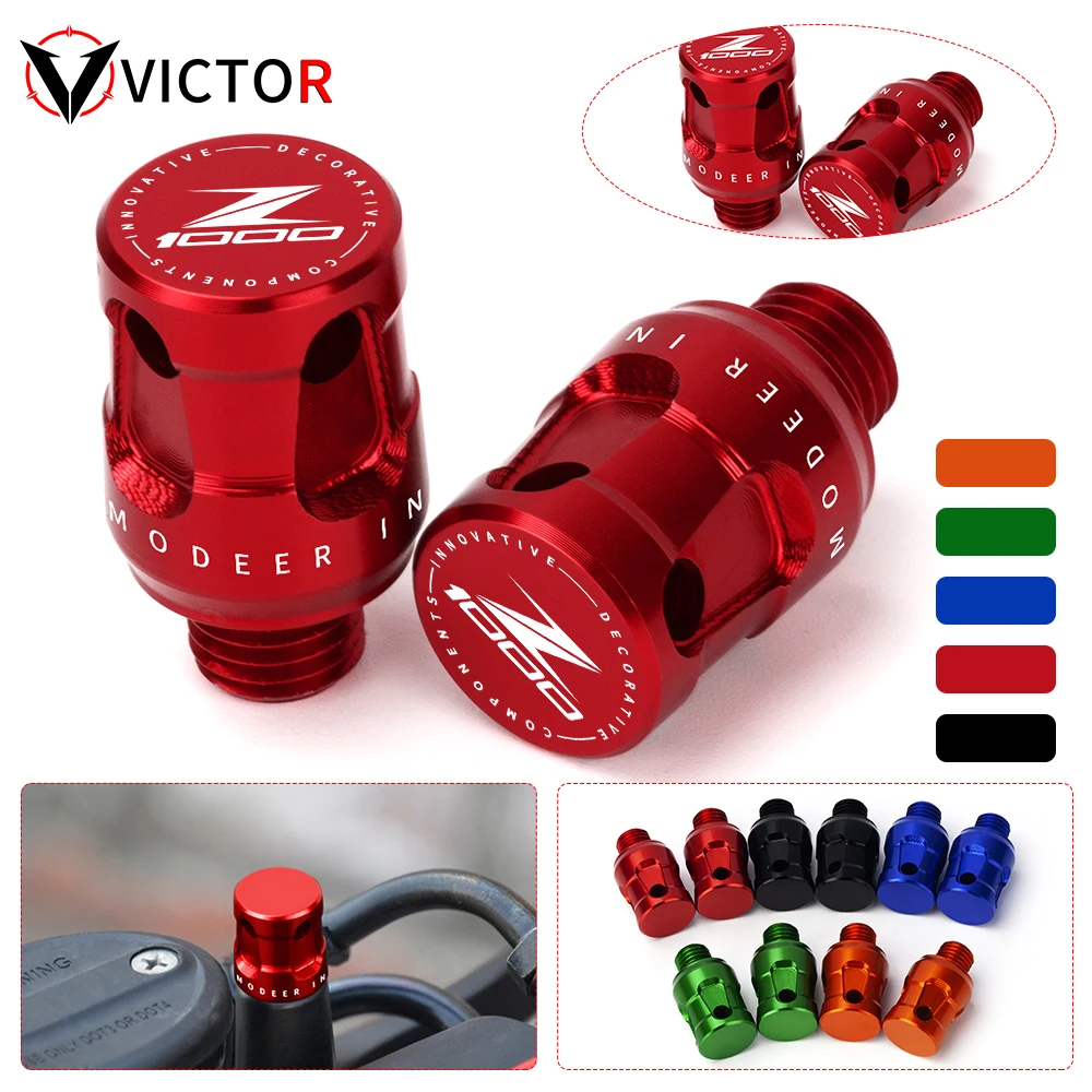 For Kawasaki NINJA1000 W800 Z900 Z900RS Z1000 Z 900 1000 Motorcycle M10*1.25 CNC Aluminum Mirror Hole Plugs Screws Bolt 1 Pair
For Kawasaki NINJA1000 W800 Z900 Z900RS Z1000 Z 900 1000 Motorcycle M10*1.25 CNC Aluminum Mirror Hole Plugs Screws Bolt 1 Pair