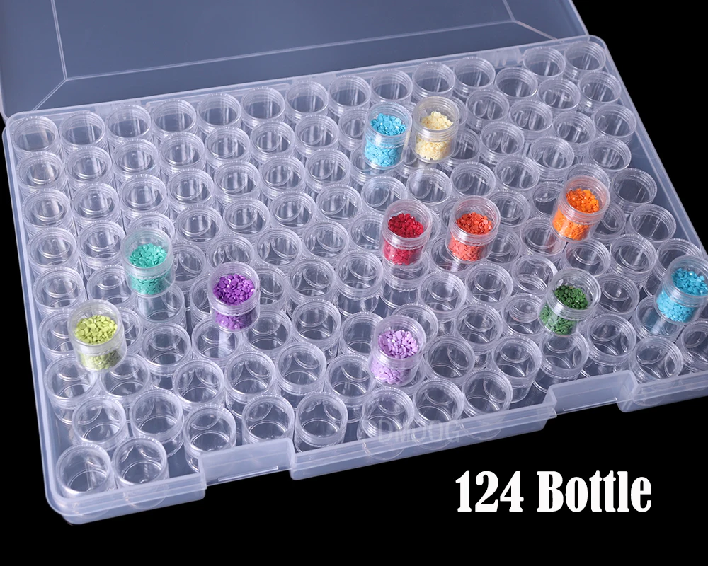 2022 NEW Diamond Painting Storage Box with 124/28 Grids Portable Bead Storage Container 5d Diamond Embroidery Accessories Tools
2022 NEW Diamond Painting Storage Box with 124/28 Grids Portable Bead Storage Container 5d Diamond Embroidery Accessories Tools