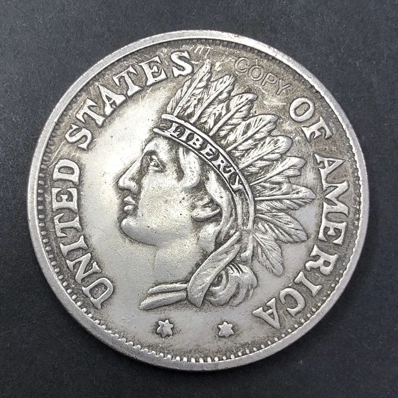 Медная копия монеты US 1851
Медная копия монеты US 1851