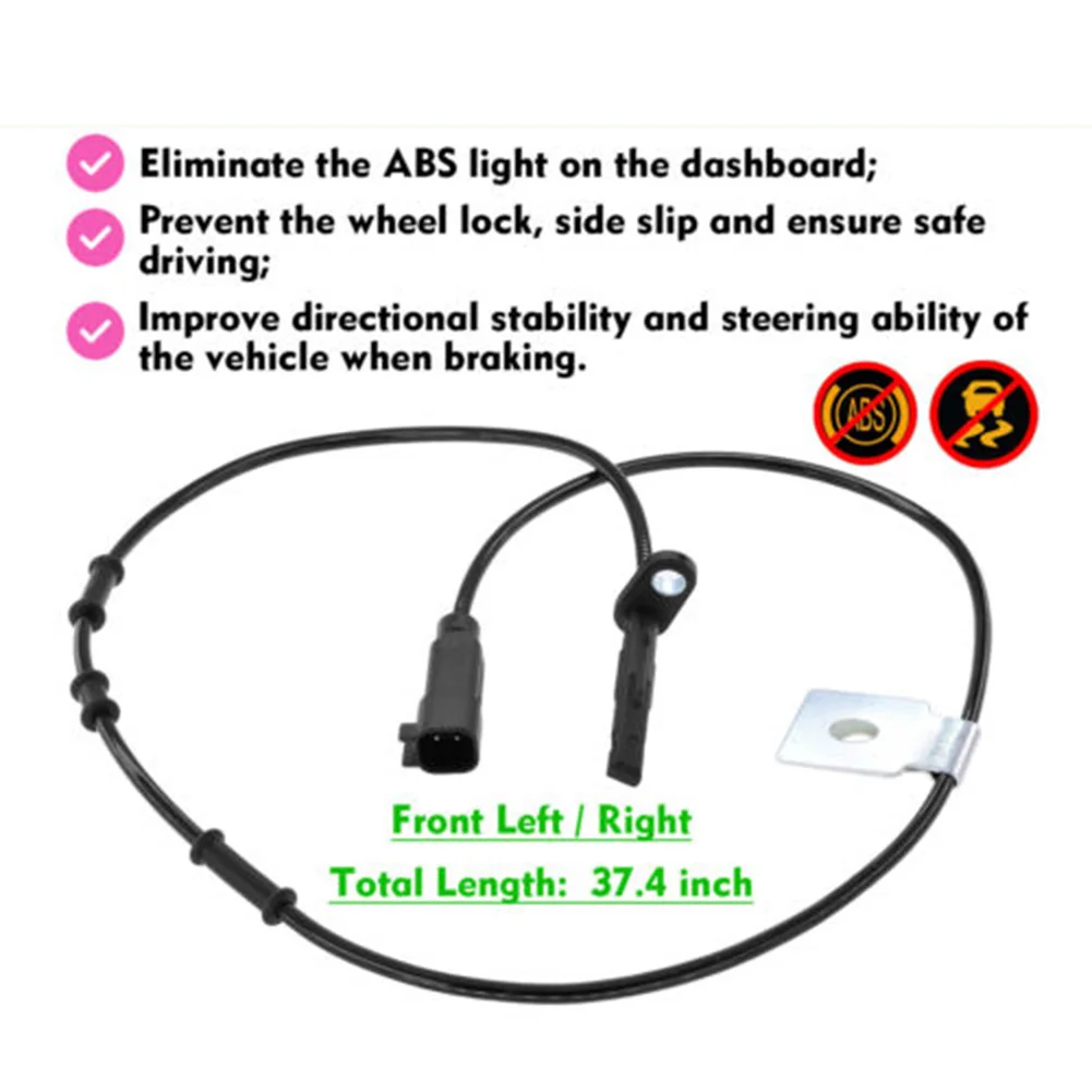 Front Left +Right ABS Wheel Speed Sensor For Chevrolet Equinox Terrain GMC 10-17 20811371+20811372 Durable Speed Sensor
Front Left +Right ABS Wheel Speed Sensor For Chevrolet Equinox Terrain GMC 10-17 20811371+20811372 Durable Speed Sensor