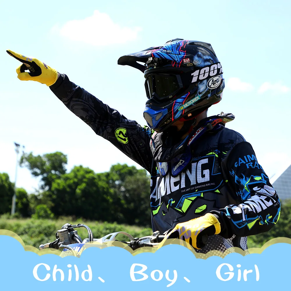 motocross gear set Jersey racing mountain bike child children's clothing student boy kid girl Motorcycle BMX DH
motocross gear set Jersey racing mountain bike child children's clothing student boy kid girl Motorcycle BMX DH