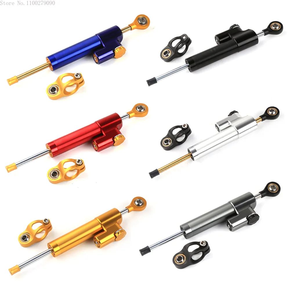 Motorcycle Modified Handlebar Fittings Titanium Ruler Universal Shock Absorber Direction Damper Steering Stabilizer Accessories
Motorcycle Modified Handlebar Fittings Titanium Ruler Universal Shock Absorber Direction Damper Steering Stabilizer Accessories