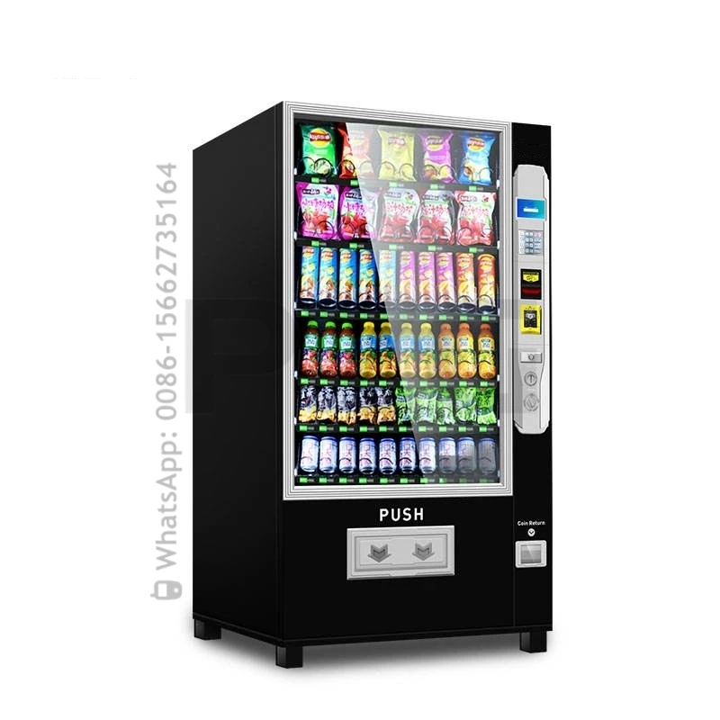 

Vending Machine For Cola Potato Chips Snacks And Drinks Combo Led Light Soda Machine Vending Machine For Food And Snacks