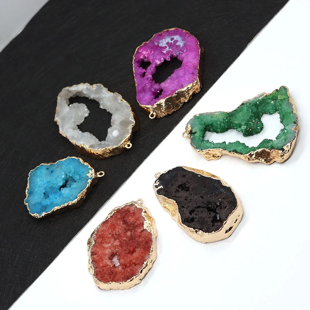 Natural Stone Irregular Color Crystal Pendant 25-50mm Charm Making DIY Necklace Earrings Fashion Jewelry Boutique Accessories
Natural Stone Irregular Color Crystal Pendant 25-50mm Charm Making DIY Necklace Earrings Fashion Jewelry Boutique Accessories