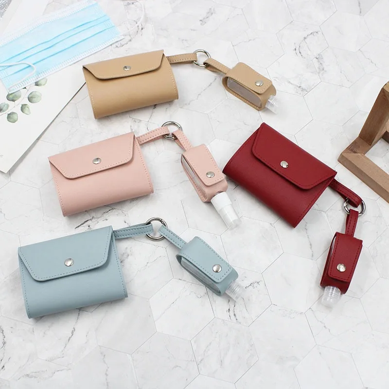 Storage Folder Key Hanging Buckle Wallet Mask Folder Hand Sanitizer Leather Cover Set Foldable Mask Temporary
Storage Folder Key Hanging Buckle Wallet Mask Folder Hand Sanitizer Leather Cover Set Foldable Mask Temporary