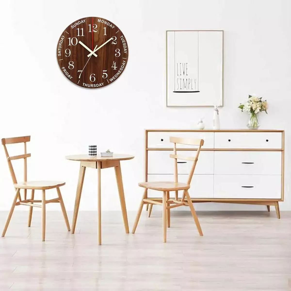 HOT 12 Inch Luminous Wall Clock Wood Silent light in dark night Nordic Fashion Wall Clock Non Ticking Clock With Night Ligh
HOT 12 Inch Luminous Wall Clock Wood Silent light in dark night Nordic Fashion Wall Clock Non Ticking Clock With Night Ligh