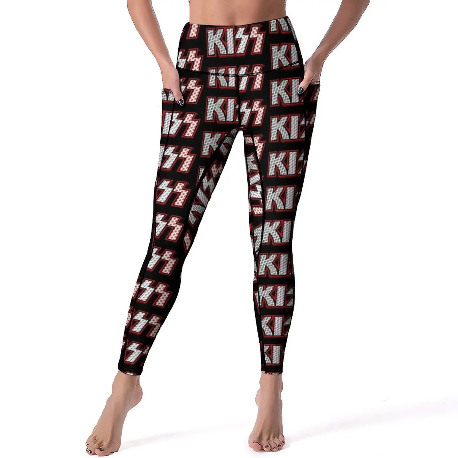 Kiss Band Face Leggings Sexy Kiss Logo Print Workout Yoga Pants Push Up Quick-Dry Sport Legging Pockets Sweet Graphic Leggins
Kiss Band Face Leggings Sexy Kiss Logo Print Workout Yoga Pants Push Up Quick-Dry Sport Legging Pockets Sweet Graphic Leggins